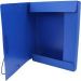 Папка-бокс пластиковая А-4 на резинке 60мм Economix синяя