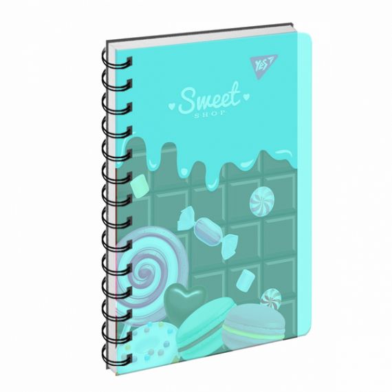 Тетрадь спираль В-6 144арк кл с разделителями цветными, пластик Sweet shop YES Тетрадь спираль В-6 144арк кл с разделителями цветными, пластик Sweet shop YES