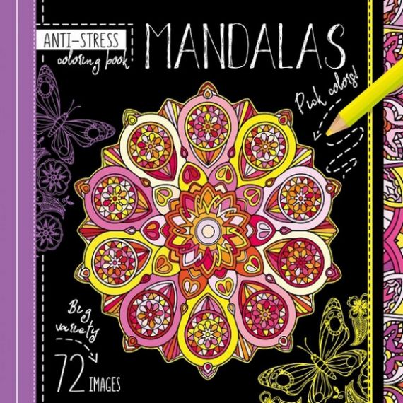 Раскраска Антистресс 20х20 72 страницы твердая обл. матовая ламинация 19174 Раскраска Антистресс 20х20 72 страницы твердая обл. матовая ламинация 19174