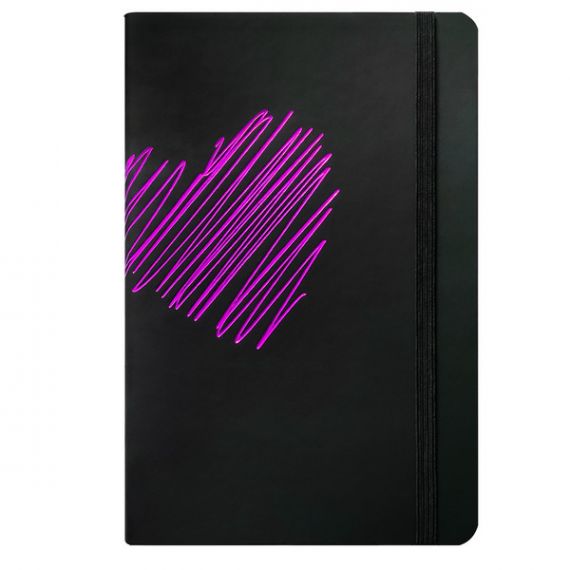 Блокнот на гумці А-5 96аркушів клітинка, штучна шкіра, крем.папір Поліграфіст Блокнот на гумці А-5 96аркушів клітинка, штучна шкіра, крем.папір Поліграфіст