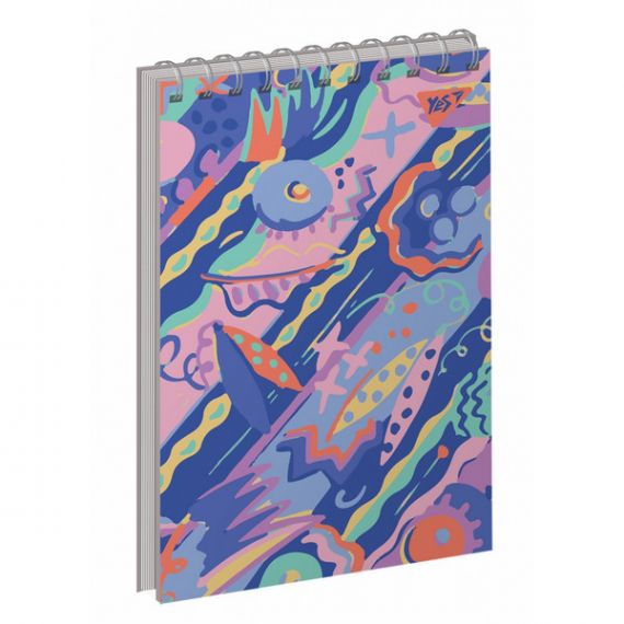 Блокнот А-6 48аркушів клітинка, спіраль верхня, крафт обкладинка Collier Campbell YES Блокнот А-6 48аркушів клітинка, спіраль верхня, крафт обкладинка Collier Campbell YES