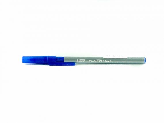Ручка масляная BIC Round Stic Exact резиновый грип синяя Ручка масляная BIC Round Stic Exact резиновый грип синяя