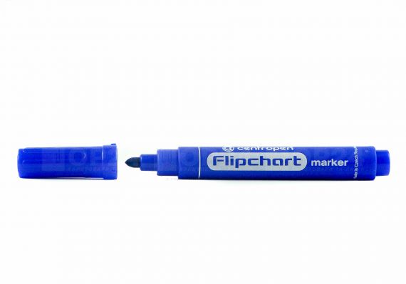 Маркер для фліпчартів Centropen 2,5мм круглий синій Маркер для фліпчартів Centropen 2,5мм круглий синій