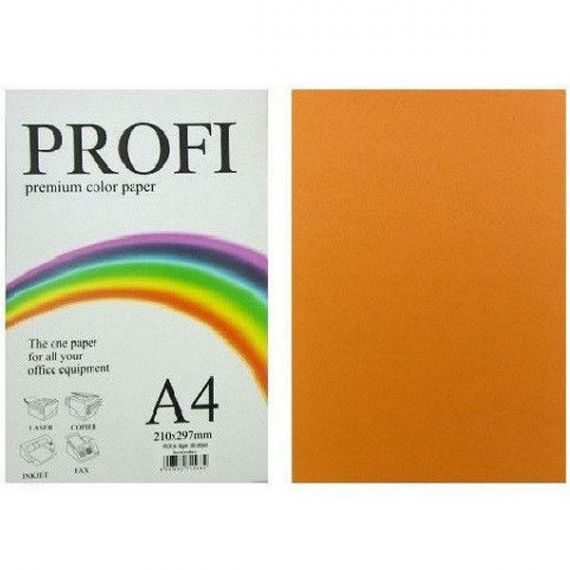 Бумага цветная А-4 80г 100л неон оранжевый Spectra Color Бумага цветная А-4 80г 100л неон оранжевый Spectra Color