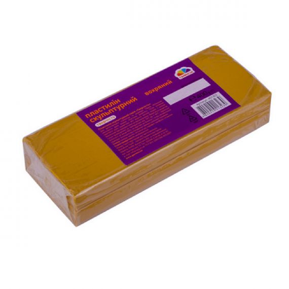 Пластилін Гамма UA Нововолинськ Творчість скульптурний 400г вохряний Пластилін Гамма UA Нововолинськ Творчість скульптурний 400г вохряний