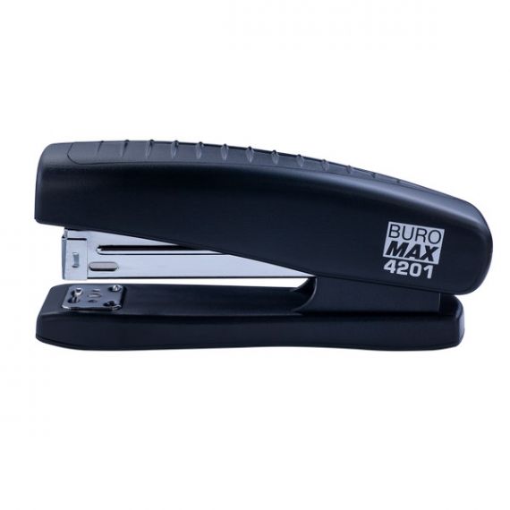 Степлер Buromax №24 -20арк пластиковий чорний Степлер Buromax №24 -20арк пластиковий чорний