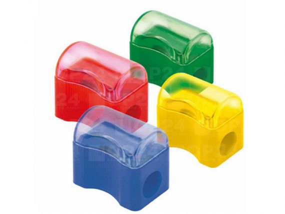 Точилка Delta by Axent пластиковая с контейнером Comfy микс Точилка Delta by Axent пластиковая с контейнером Comfy микс