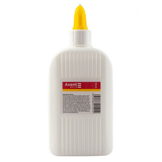 Клей ПВА 200мл супер-ковпачок Axent Delta
