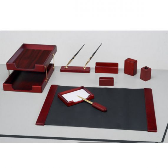 Набор настольный 9 предметов Bestar красное дерево