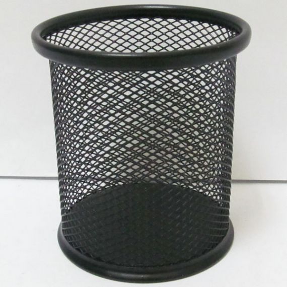 Стакан для ручок металевий сітка круглий 80х80х98 чорний Josef Otten Стакан для ручок металевий сітка круглий 80х80х98 чорний Josef Otten