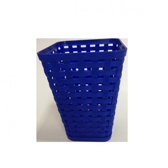 Стакан для ручок пластиковий сітка синій Ротанг Стакан для ручок пластиковий сітка синій Ротанг