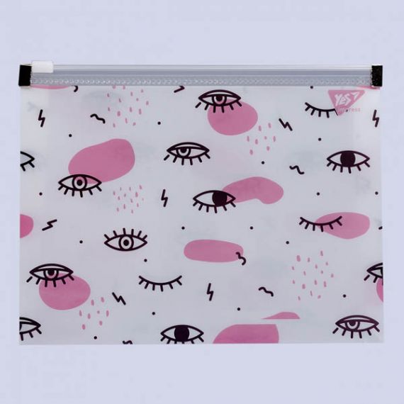 Папка пластикова В-6 на блискавці zip-lock YES Donna Папка пластикова В-6 на блискавці zip-lock YES Donna