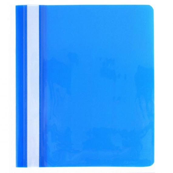 Скоросшиватель А-5 Economix фактура глянец синий Скоросшиватель А-5 Economix фактура глянец синий