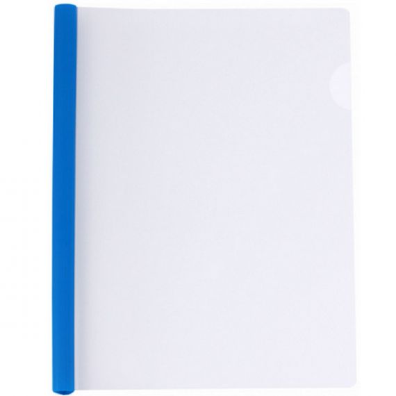 Скоросшиватель А-4 Economix с планкой-зажимом 6мм - 35л планка синяя Скоросшиватель А-4 Economix с планкой-зажимом 6мм - 35л планка синяя