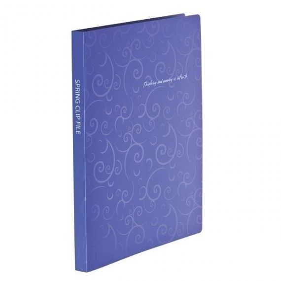 Папка-скоросшиватель пластиковая А-4 Clip A Buromax Barocco фиолетовая Папка-скоросшиватель пластиковая А-4 Clip A Buromax Barocco фиолетовая