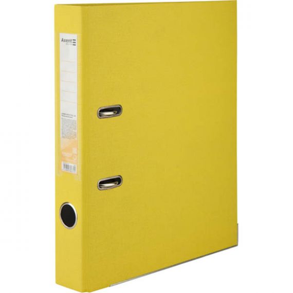 Папка-регистратор А-4 50мм PP Delta by Axent односторонняя желтая Папка-регистратор А-4 50мм PP Delta by Axent односторонняя желтая