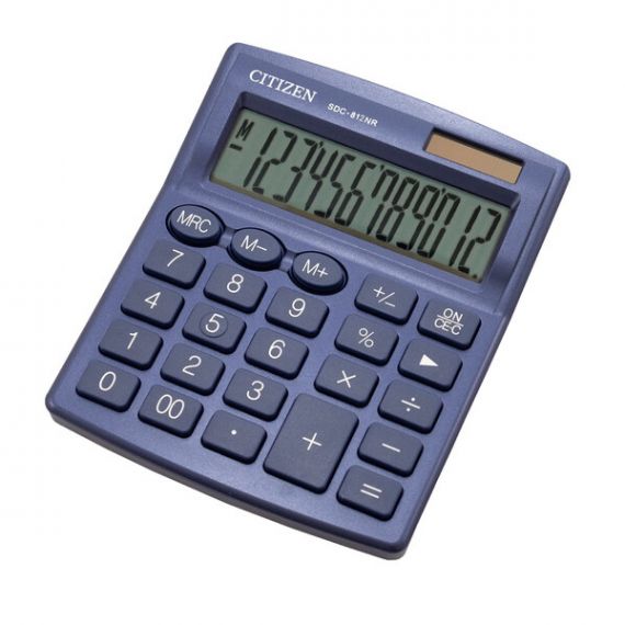 Калькулятор Citizen 12р бухг. 2эл.питания 125х100х34мм Калькулятор Citizen 12р бухг. 2эл.питания 125х100х34мм