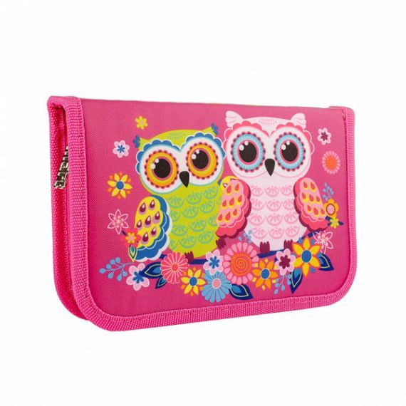 Пенал Smart 1отделение, 1 разворот, без наполнения, Owls Пенал Smart 1отделение, 1 разворот, без наполнения, Owls
