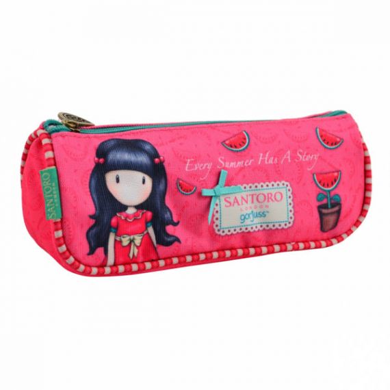 Пенал YES на молнии 1отделение, Santoro Summer, полиэстер, 20х8х5см Пенал YES на молнии 1отделение, Santoro Summer, полиэстер, 20х8х5см