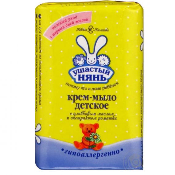 Мыло туалетное детское Ушастый нянь 90г Мыло туалетное детское Ушастый нянь 90г