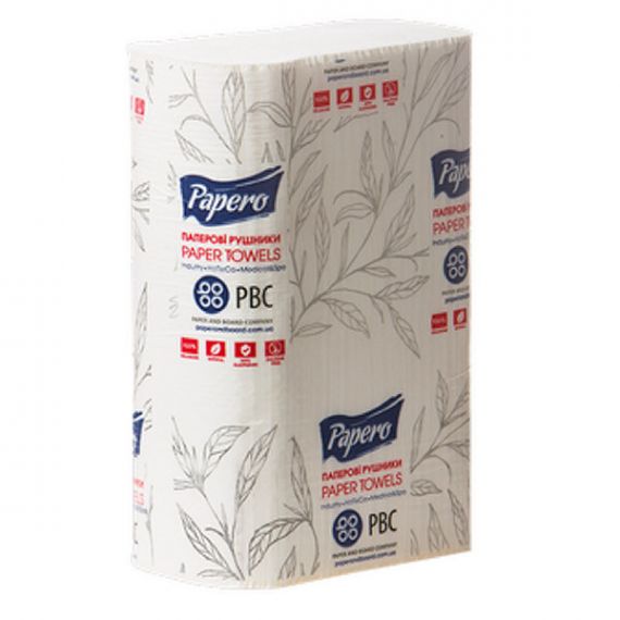 Полотенце бумажное Львов ZZ-ст. 2-х слойное, отбеленная макулатура (160шт) Полотенце бумажное Львов ZZ-ст. 2-х слойное, отбеленная макулатура (160шт)