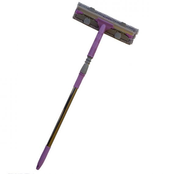 Стеклоочиститель с телескопической ручкой (80см - 120см, длина губки 27,5см) Стеклоочиститель с телескопической ручкой (80см - 120см, длина губки 27,5см)