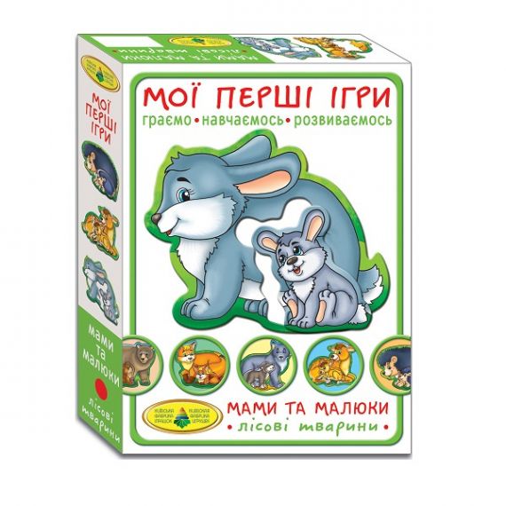Гра настільна Мами та малюки.Лісові тварини Енергія плюс