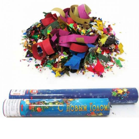 Хлопавка 40см пневмо Дід мороз (різнокольоровий наповнювач) Хлопавка 40см пневмо Дід мороз (різнокольоровий наповнювач)