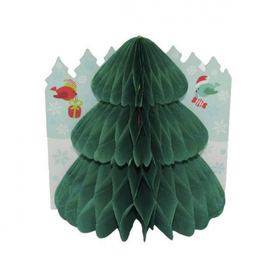 Украшение бумажное новогоднее Елочка Украшение бумажное новогоднее Елочка