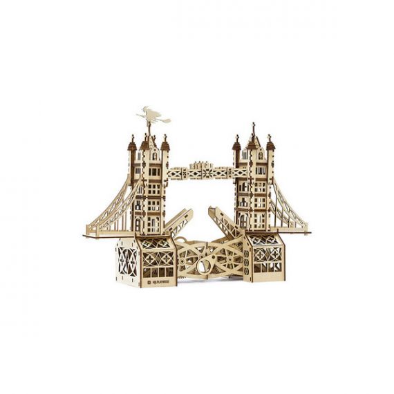 Конструктор Тауерський міст механічна дерев'яна 3D-модель Конструктор Тауерський міст механічна дерев'яна 3D-модель