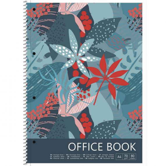 Тетрадь спираль А-4 80л лин крем, перфорация+отверстия под накопитель матовая ламинация Student Школярик Тетрадь спираль А-4 80л лин крем, перфорация+отверстия под накопитель матовая ламинация Student Школярик