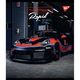 Тетрадь 18л офс/кл. Yes выборочный гибридный лак Rapid drive