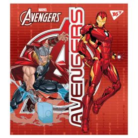 Тетрадь 12л. Yes офс/кл. выборочный гибридный лак Marvel