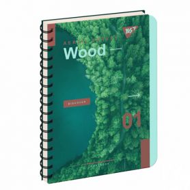 Зошит спіраль В-6 144арк кл з роздільниками кольор, пластік Aqua YES Зошит спіраль В-6 144арк кл з роздільниками кольор, пластік Aqua YES