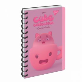 Зошит спіраль В-6 144арк кл з роздільниками кольор, пластік Cute collection YES Зошит спіраль В-6 144арк кл з роздільниками кольор, пластік Cute collection YES