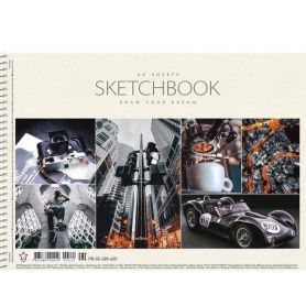 Альбом для рисования 20л 100г спираль Школярик Star Альбом для рисования 20л 100г спираль Школярик Star