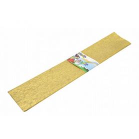 Креп-бумага золото 55% 26,4г/м 50х200см Креп-бумага золото 55% 26,4г/м 50х200см