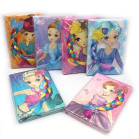 Блокнот А-5 96аркушів лінія, тверда обкл., Дівчинка Блокнот А-5 96аркушів лінія, тверда обкл., Дівчинка