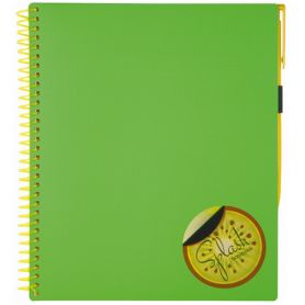 Блокнот В-5 80аркушів клітинка, спіраль збоку, пластикова обкладинка Splash з кульковою ручкою Блокнот В-5 80аркушів клітинка, спіраль збоку, пластикова обкладинка Splash з кульковою ручкою