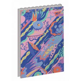 Блокнот А-6 48аркушів клітинка, спіраль верхня, крафт обкладинка Collier Campbell YES Блокнот А-6 48аркушів клітинка, спіраль верхня, крафт обкладинка Collier Campbell YES