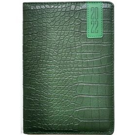 Ежедневник датированный Bourgeois искусственная кожа, кремовая бумага, зеленый