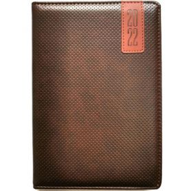 Ежедневник датированный Bourgeois искусственная кожа, кремовая бумага, коричневый