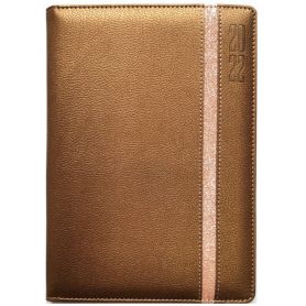 Ежедневник датированный Bourgeois искусственная кожа, кремовая бумага, бронз