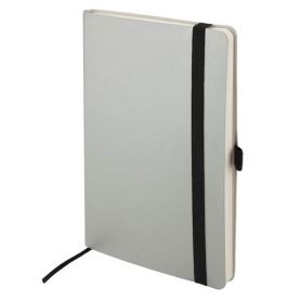 Еженедельник Axent А-5- Partner Flex на резинке, кремовая бумага, серебристый
