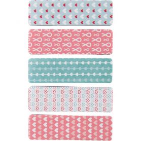 Индексы клейкие бумажные 12х50 5 цв по 20л Hearts Axent