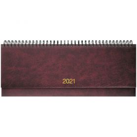 Планінг датований Brunnen Miradur золоте тиснення, бордовий