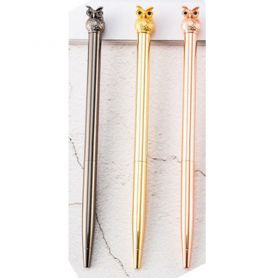 Ручка кулькова Сова, пластиковий футляр, асорті Ручка кулькова Сова, пластиковий футляр, асорті