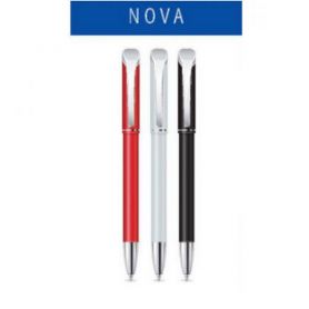 Ручка масляная Digno Nova Silver автоматическая, металлический корпус, синя Ручка масляная Digno Nova Silver автоматическая, металлический корпус, синя