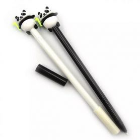 Ручка гелевая Панда ассорти синяя