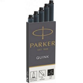 Картридж Parker Quink 5шт чёрный
